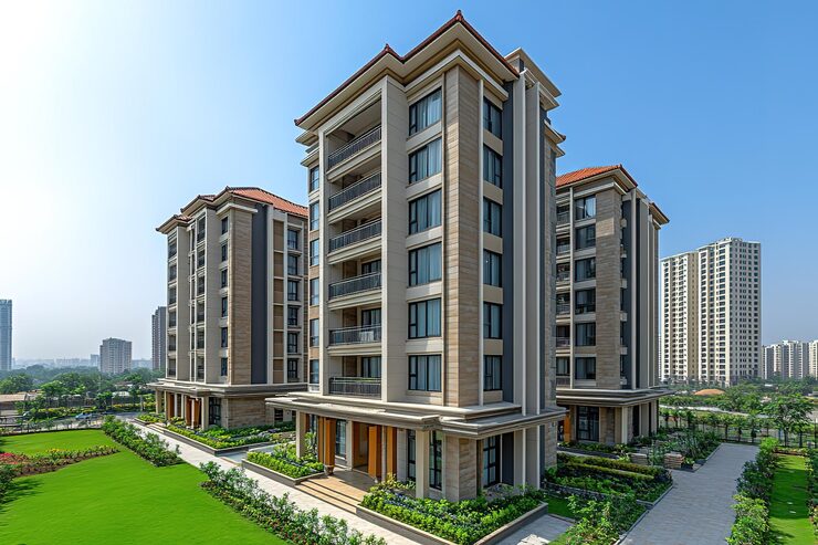 Skyline Waterfront apartments in Yelahanka Satellite Town