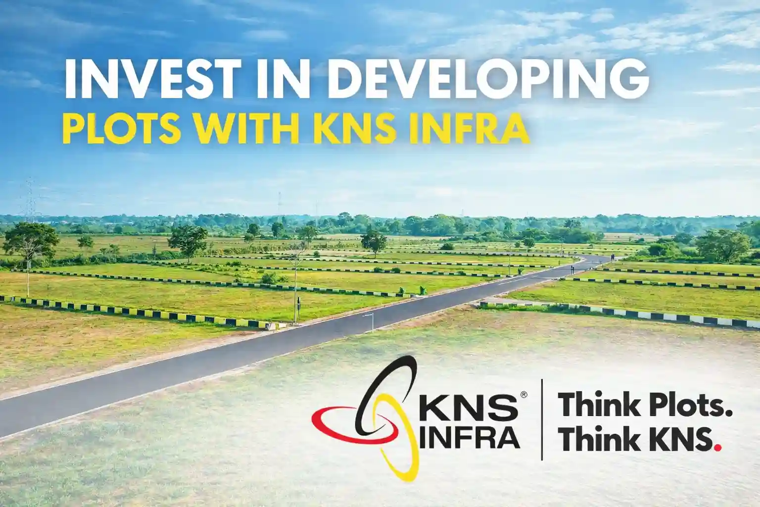 KNS Infrastructure official logo - trusted plotted developer in Bangalore